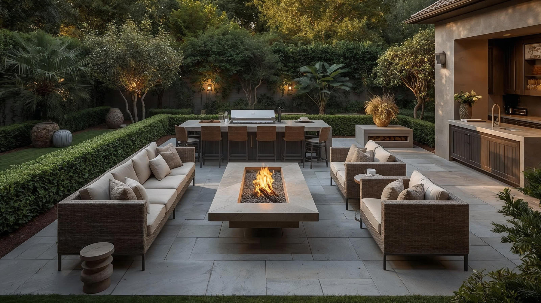 elegant dining and seating outdoor furniture