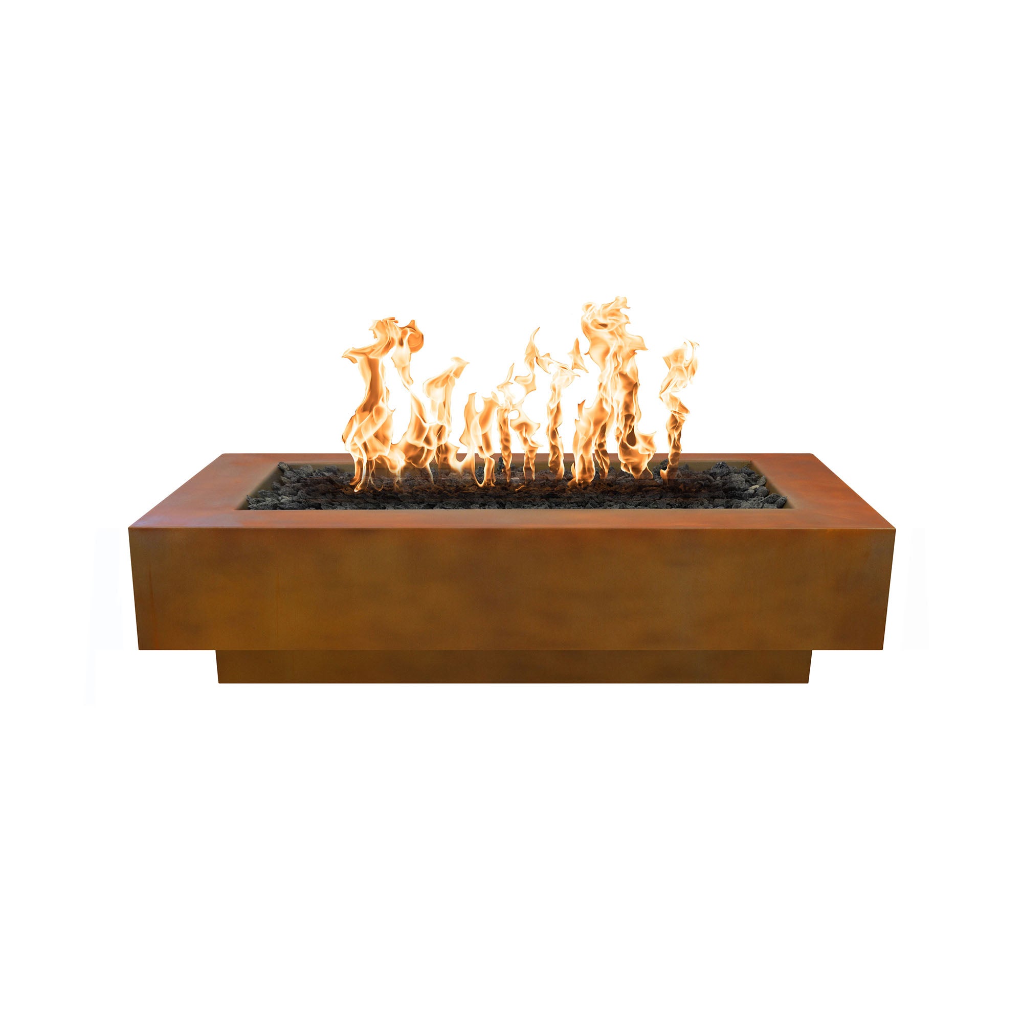 Coronado Fire Pit Table XL by The Outdoor Plus – Metal Collection (84″, 96″, 108″)