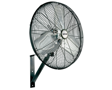 Hurricane® Pro 20" High Velocity Oscillating Wall Mounted Fan - Black