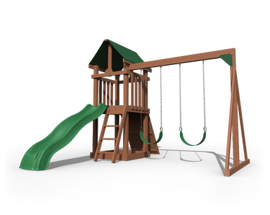 Yard Craft Backyard Hideout Wood Playset For Kids