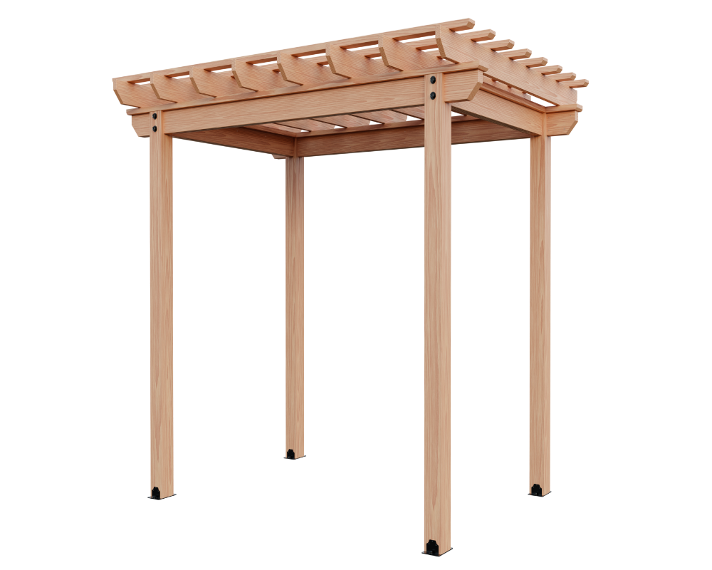 Yard Craft 8 x 10 Cedar Pergola Kit - Beauty in Every Detail