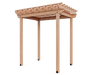 Yard Craft 8 x 10 Cedar Pergola Kit - Beauty in Every Detail