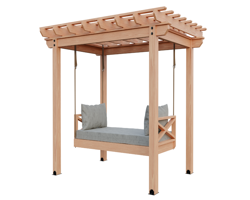 Yard Craft 8 x 10 Cedar Pergola Kit - Beauty in Every Detail