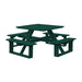A&L Furniture 44 inch Square Walk-In Table_Green