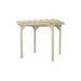A&L Furniture 6'x 8' Bradford Pergola with Swing Hanger Unfinished
