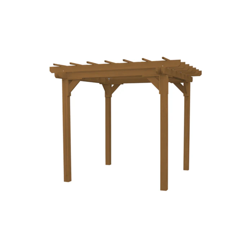 A_L_Furniture_6_x_8_Bradford_Pergola_with_Swing_Hanger_Mushroom
