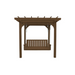 A_L_Furniture_6_x_8_Bradford_Pergola_with_Swing_Hanger_Walnut