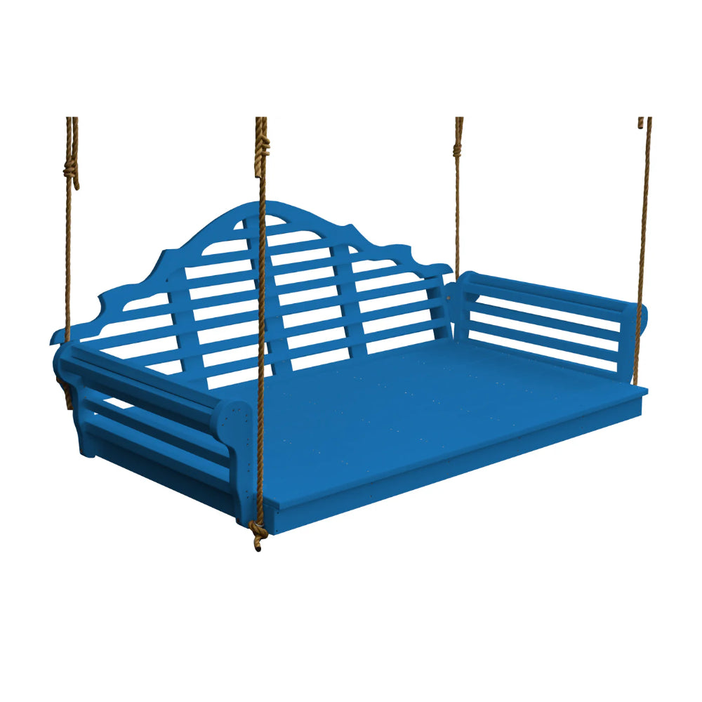 A&L Furniture Poly Marlboro Swingbed Pacific Blue