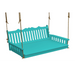 A&L Furniture Poly Royal English Swingbed Aruba Blue