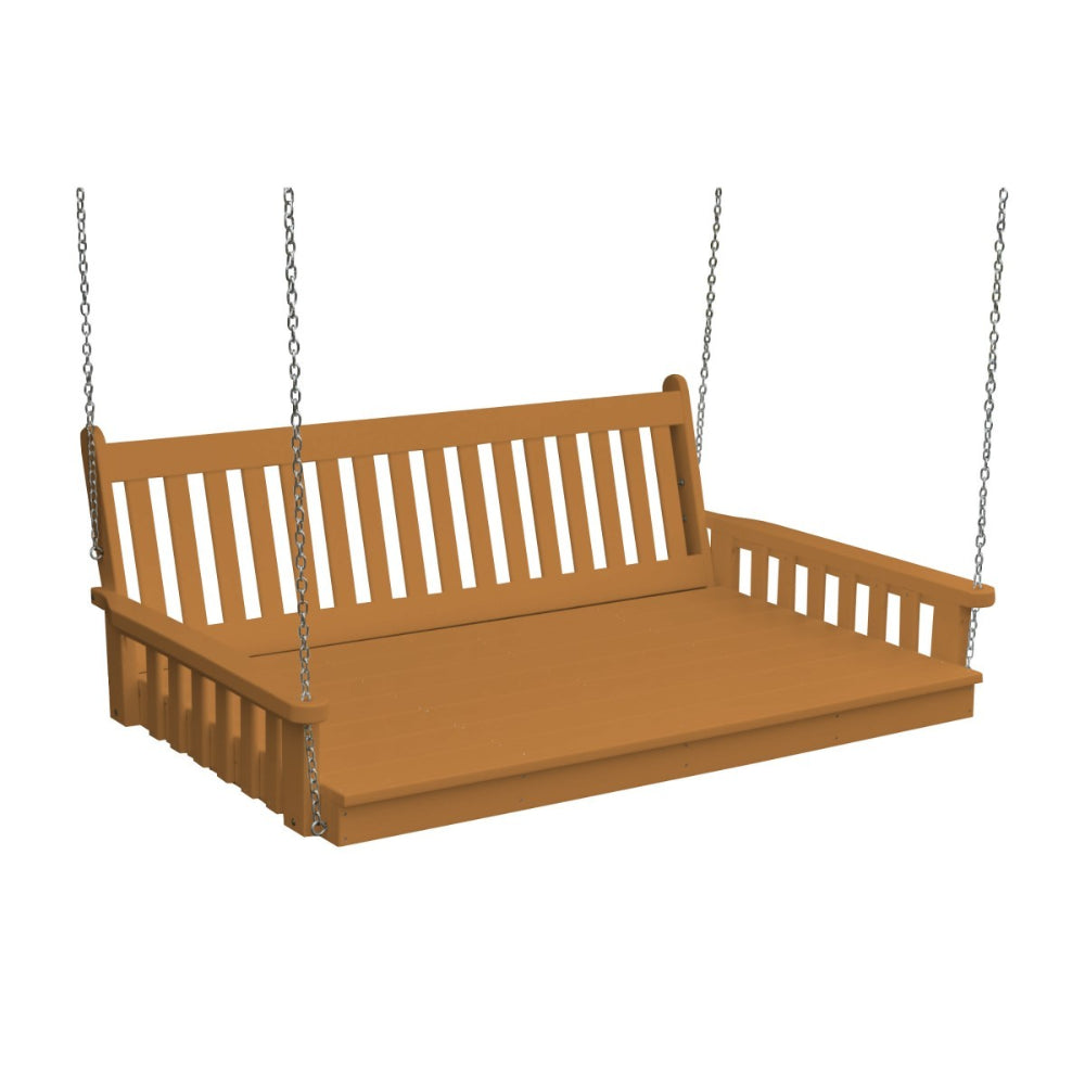 A&L Furniture Poly Traditional Swingbed_Cedar