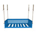 A&L Furniture Twin Mission Hanging Daybed with Rope Pacific Blue