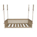 A&L Furniture Twin Mission Hanging Daybed with Rope Weatherwood