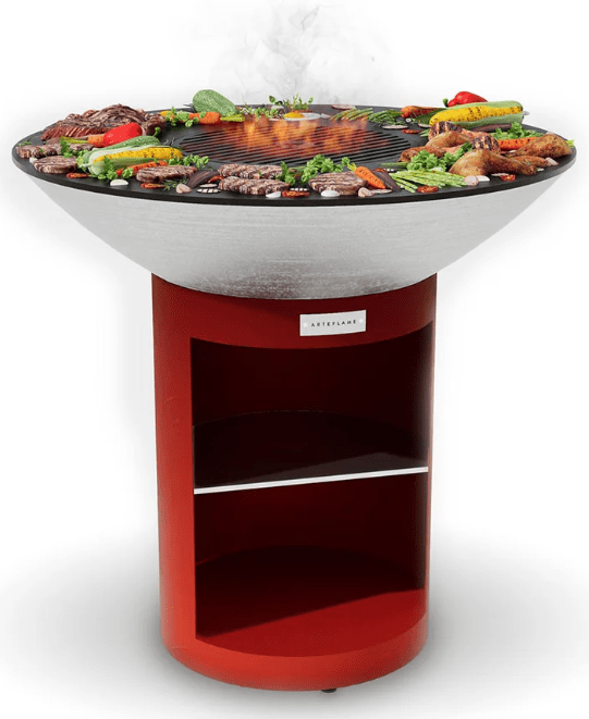 Arteflame Classic 40″ Grill Tall Round Base with Storage