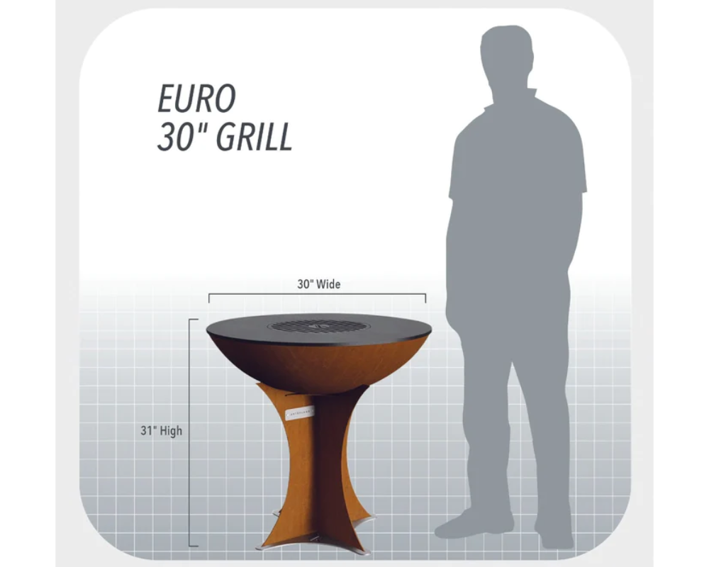 Arteflame Classic 30″ Grill – Tall Euro Base