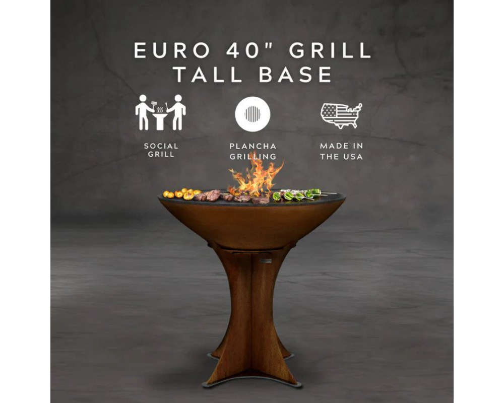 Arteflame Classic 40" Grill – Tall Euro Base