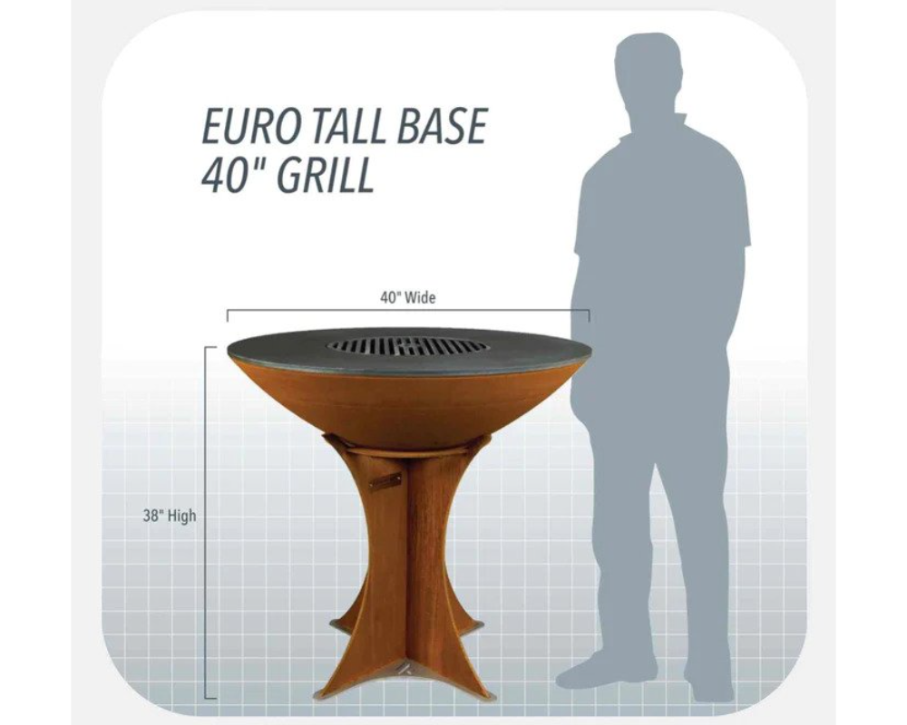 Arteflame Classic 40" Grill – Tall Euro Base