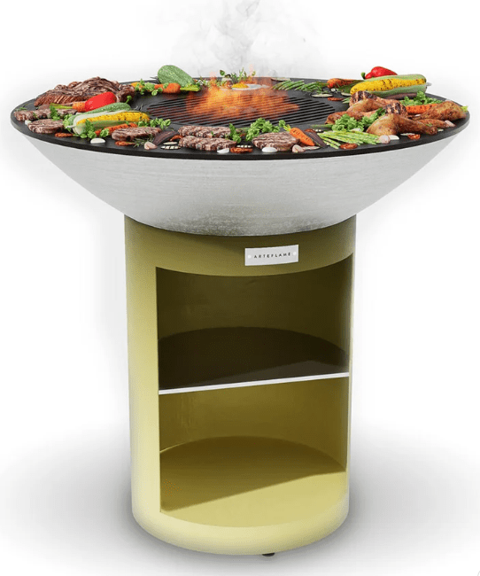 Arteflame Classic 40″ Grill Tall Round Base with Storage