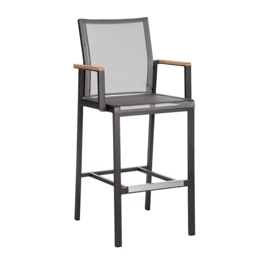 Aura 7-Piece Rectangular Bar Patio Dining Set - Barlow Tyrie