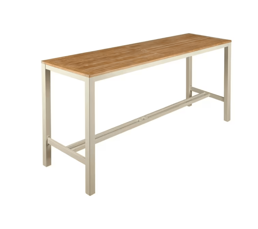 Aura 7-Piece Rectangular Bar Patio Dining Set - Barlow Tyrie