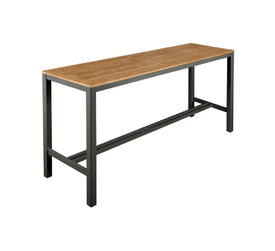 Aura 7-Piece Rectangular Bar Patio Dining Set - Barlow Tyrie