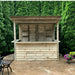 Backyard_bar_unfinished_medium_taverns_to_go_in_front_of_green_trees