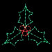 Brite Ideas LED Holly with Berries Holiday Lighting - Red/Green