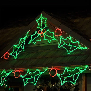 Brite Ideas LED Holly with Berry Linkable Holiday Lighting