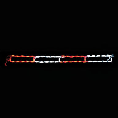 Brite Ideas LED Peppermint Linkable Holiday Lighting White Red