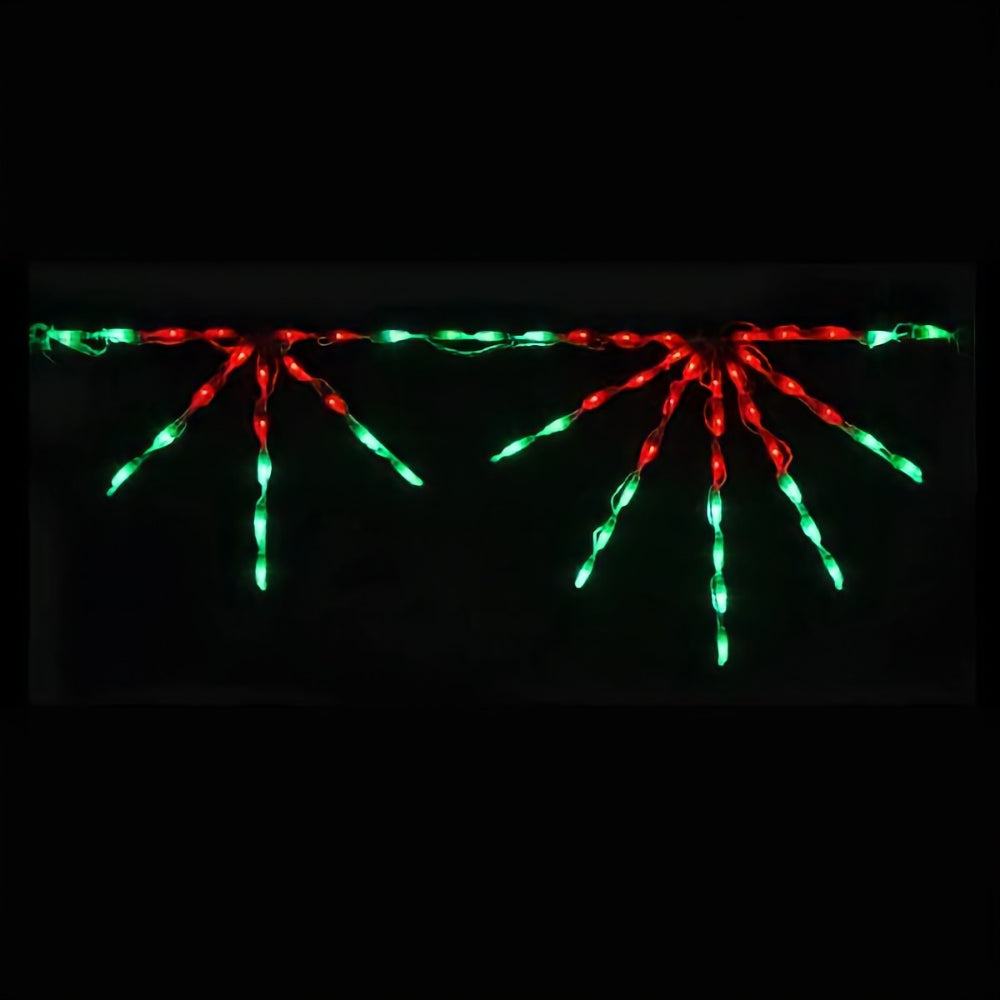 Brite Ideas LED Starburst Linkable Holiday Lighting Red Green