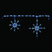 Brite Ideas Snowflake Freestyle Linkable Holiday Lighting Ice Blue