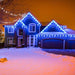 Brite Ideas Snowflake Freestyle Linkable Holiday Lighting Ice Blue
