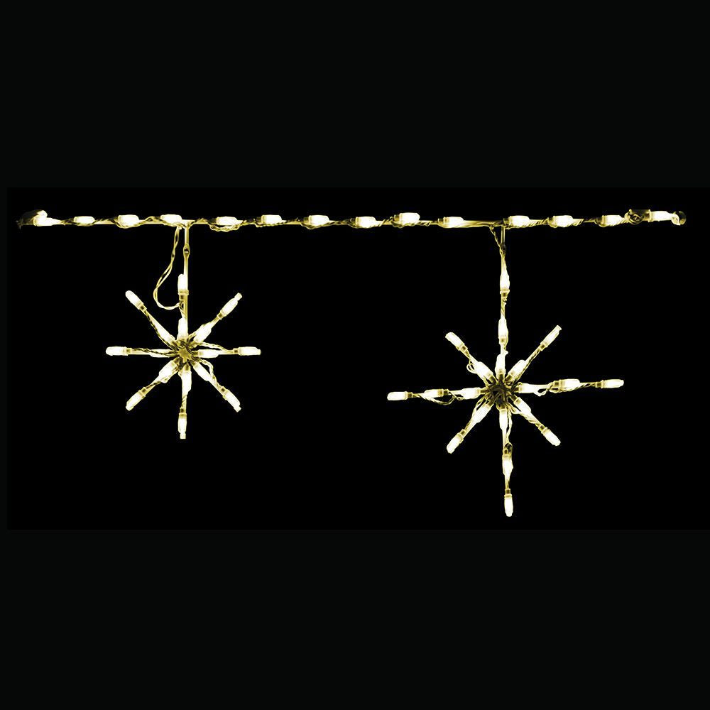 Brite Ideas Snowflake Freestyle Linkable Holiday Lighting Warm White