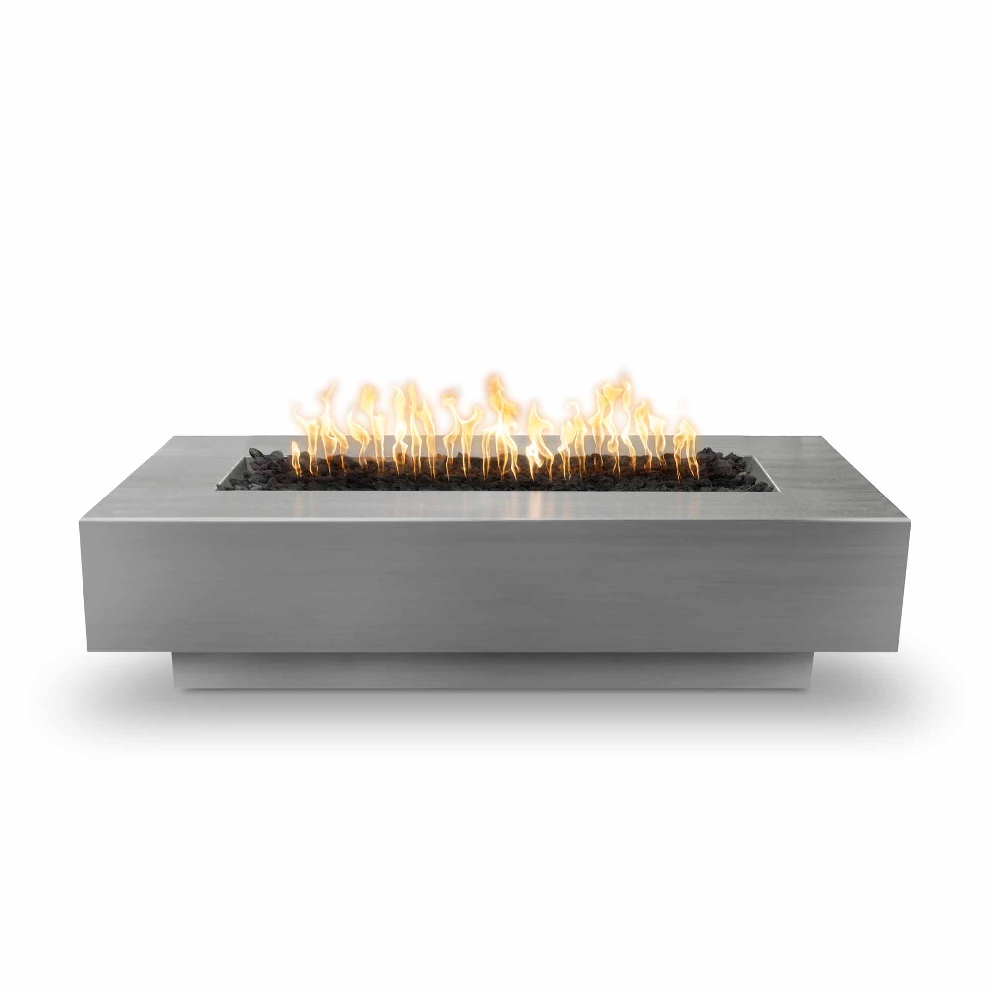 Coronado Fire Pit Table XL by The Outdoor Plus – Metal Collection (84″, 96″, 108″)