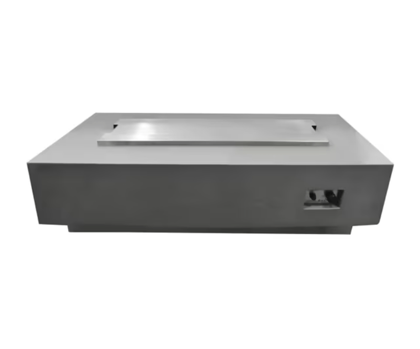 Elementi Granville 60” Gas Fire Pit Table – Rectangular Concrete