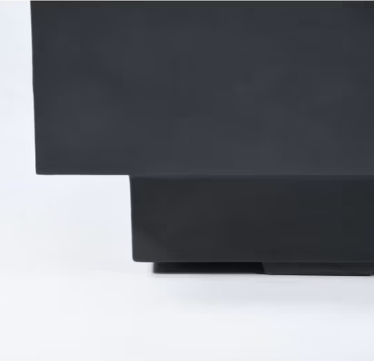 Elementi Granville 60” Gas Fire Pit Table – Rectangular Concrete