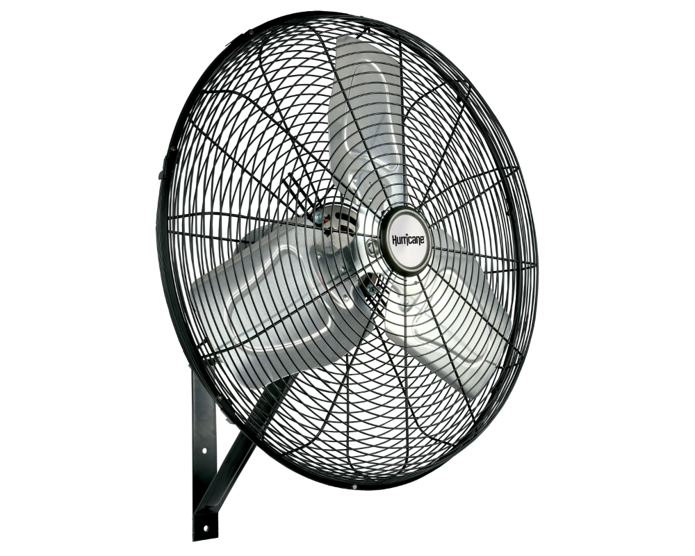 Hurricane® High Quality 30" Oscillating Wall Mounted Fan Air Cooling