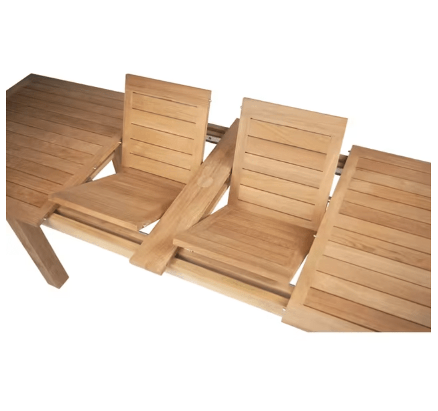 Hyannis/Hudson 11 Pc Rectangular Outdoor Dining Table Set by Kingsley Bate