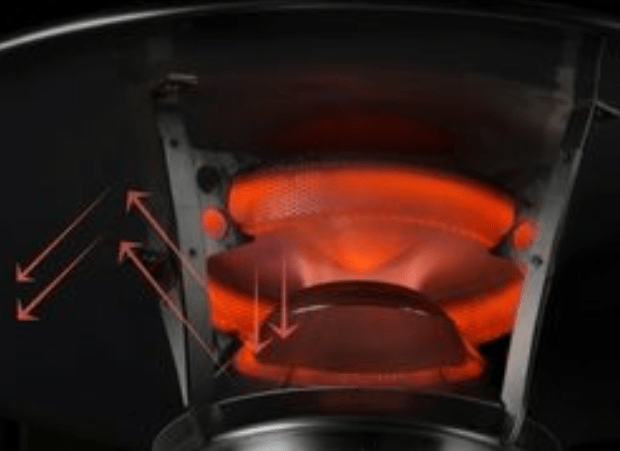 IR Energy EvenGLO Hanging 47K BTU Gas Patio Heater