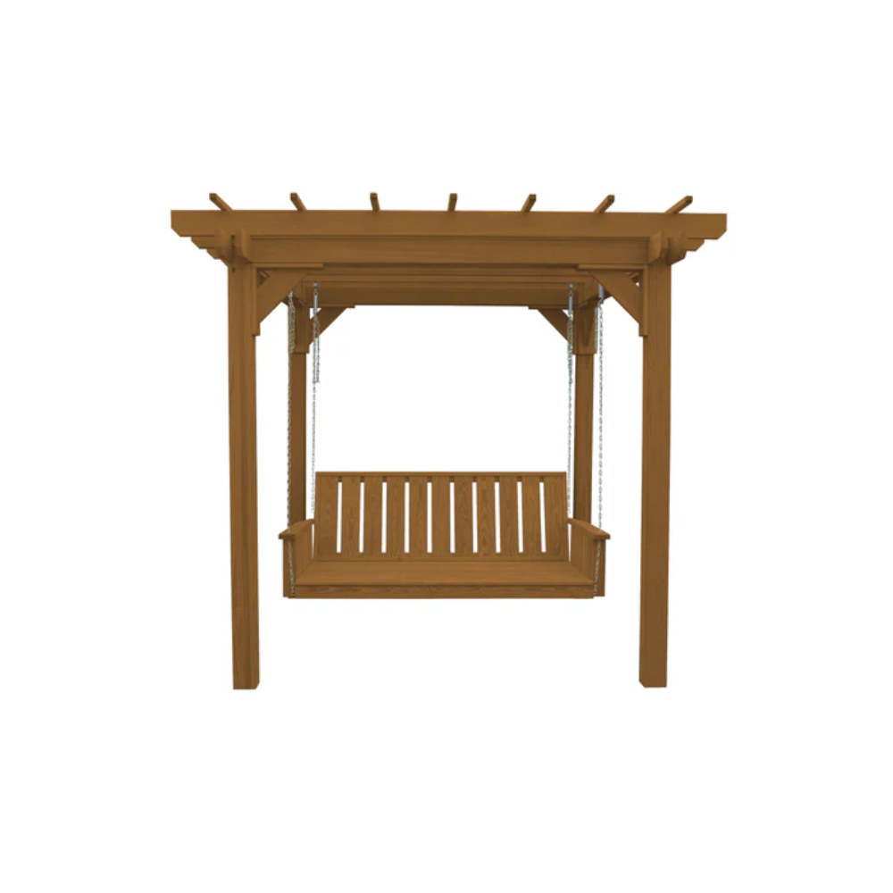 A&L Furniture Bradford Pergola with Swing Hanger