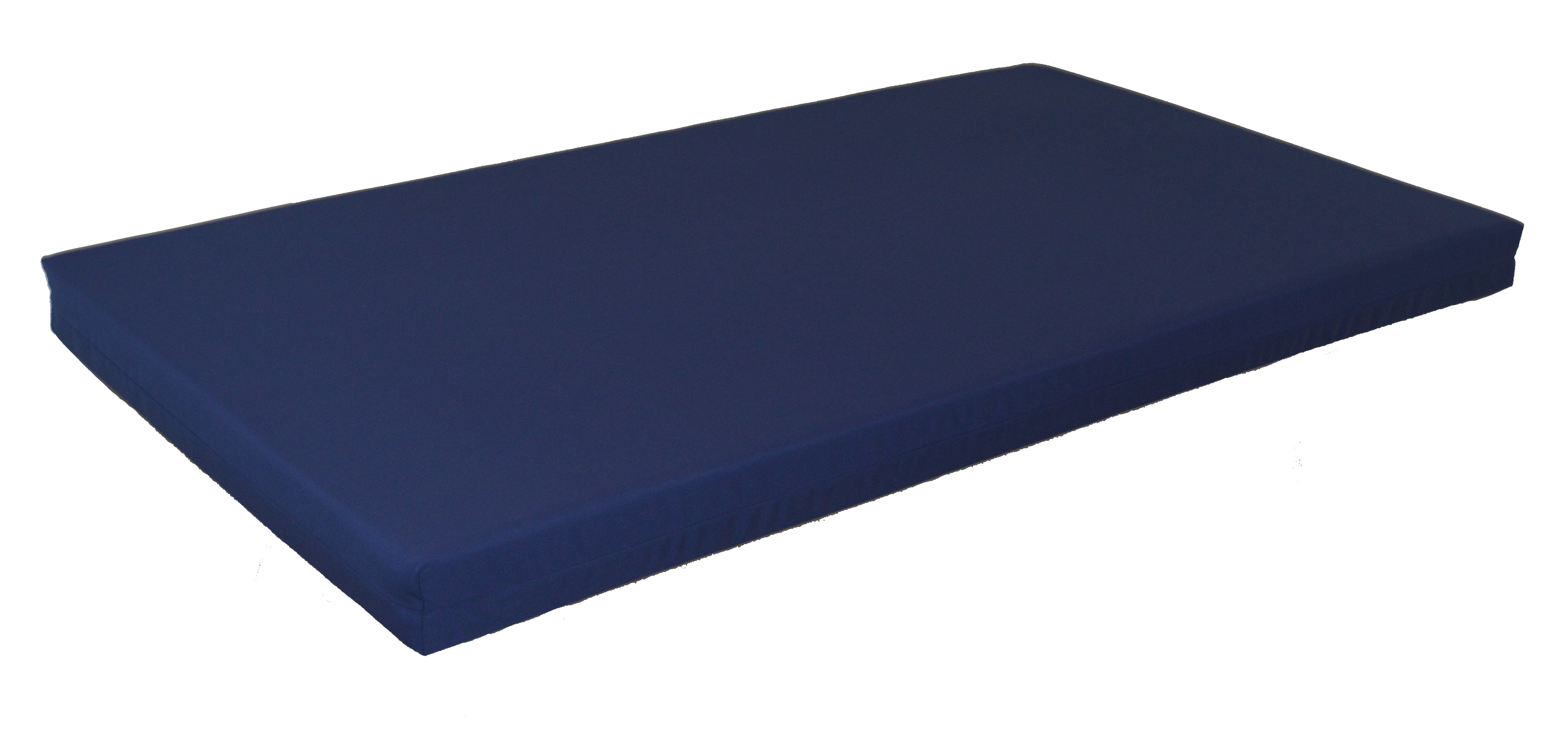 A&L Furniture 75" Swing Bed Cushion – 2" or 4" Thick, Outdoor Weather-Resistant, Solid & Print Fabrics, Made in USA