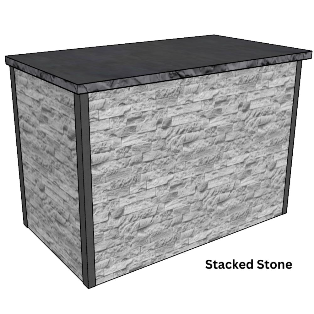 Outdoor Oasis Kitchen Kits 6ft Signature Grill Island