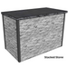 Outdoor Oasis Kitchen Kits 6ft Signature Grill Island Weathered Wood Stacked Stone