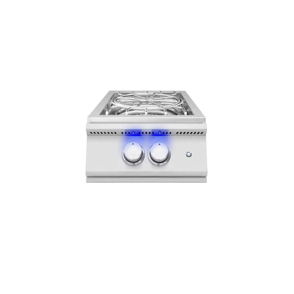 Outdoor Oasis Kitchen Kits 8ft Signature Burner & Fridge Grill Island