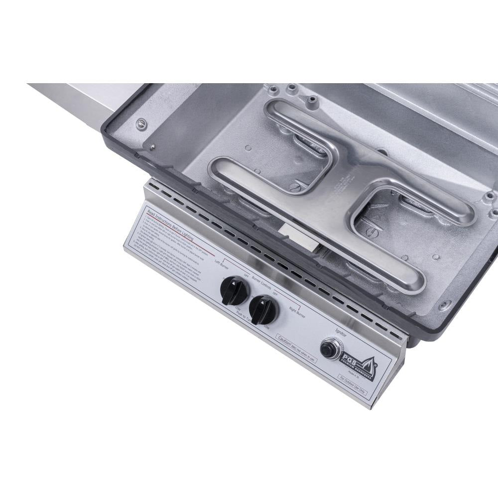 PGS Grills T30 Grill with 1-Hour Gas Timer (Commercial) - Black