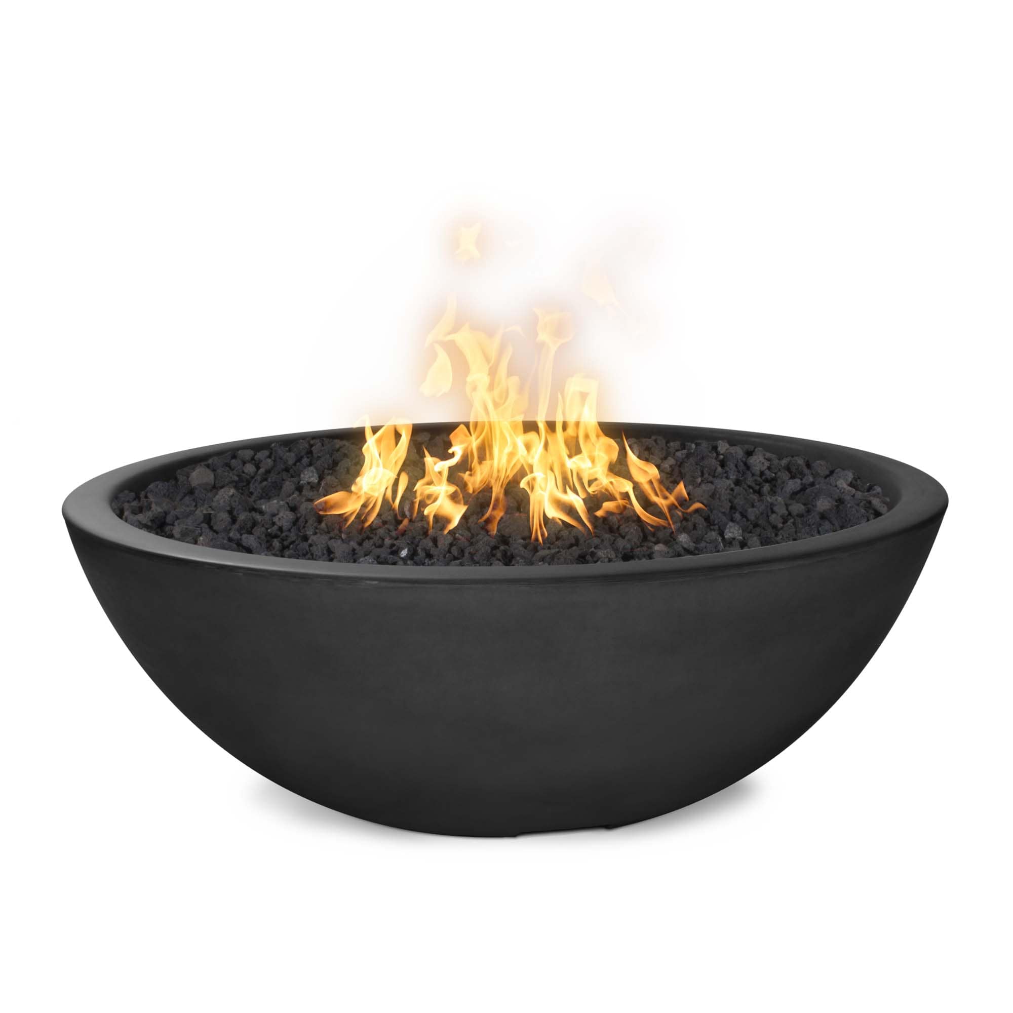 Sedona 48" Narrow-Ledge Concrete Fire Pit by The Outdoor Plus