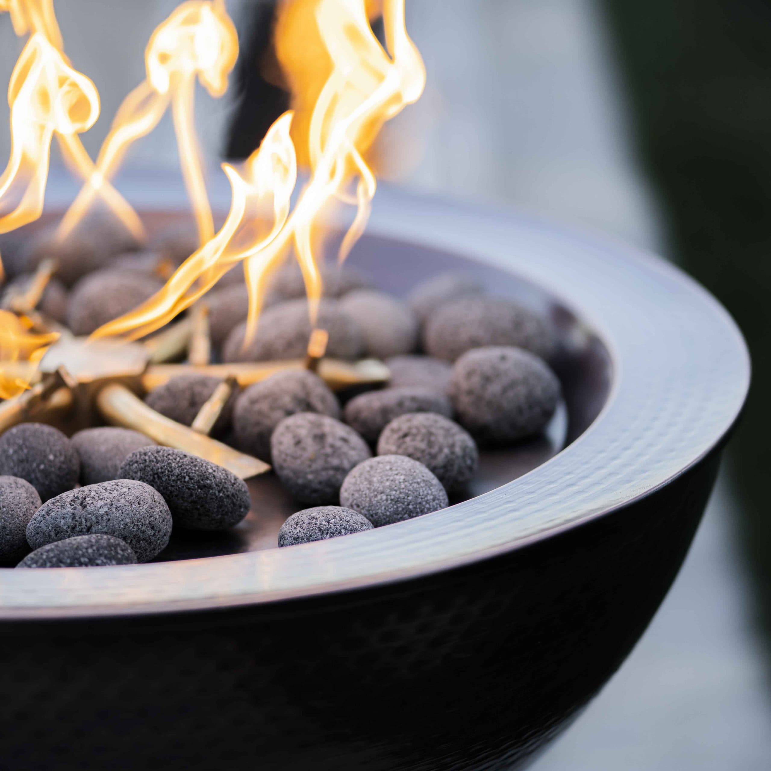 Sedona Hammered Copper Fire Bowl by The Outdoor Plus
