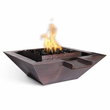 an image of maya fire and water bowl with flames