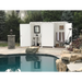 Todd Pod Cabana/Locker Outdoor Shower Kit_Open