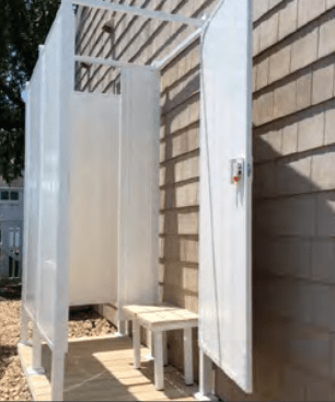 Todd Pod Double Outdoor Shower Kit – Premium Poolside Shower