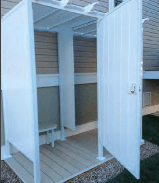 Todd Pod Double Outdoor Shower Kit – Premium Poolside Shower